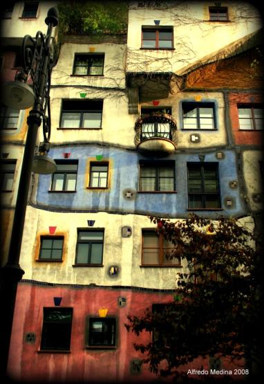 Hundertwasserhaus, calle Kegelgasse (Viena) AUSTRIA